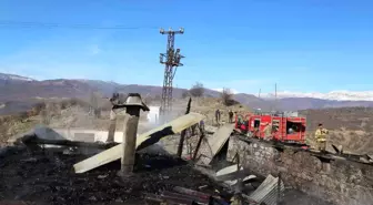 Son dakika... Köy evindeki yangında 1 kişi yanarak can verdi