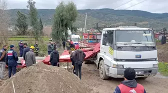 Aydın'da devrilen vincin altında kalan işçi öldü