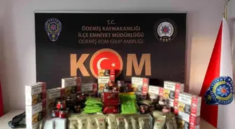 Beydağ'da 50 kilo 900 gram kaçak tütün ele geçirildi