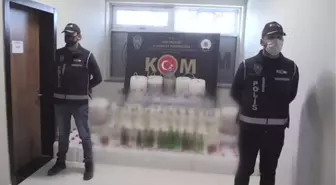 254 litre sahte alkol ele geçirildi