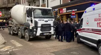 Beton mikserinin altında kalan Talha, kurtarılamadı