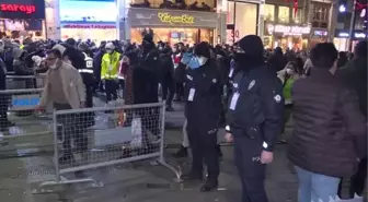 Beyoğlu'nda yılbaşı dolayısıyla güvenlik önlemleri alındı