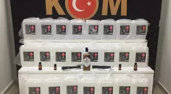 Kırşehir'de 125 litre etil alkol ele geçirildi