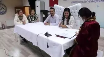 Çameli'de yılın son nikahı kıyıldı