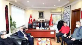 Develi protokolü güvenlik güçlerini ziyaret etti
