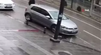 Gündüz vakti hırsızlık... Avukatın aracına girdi, ruhsatlı tabancayı böyle çaldı