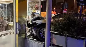 KARTAL'DA OTOMOBİL BÖREKÇİYE BÖYLE GİRDİ