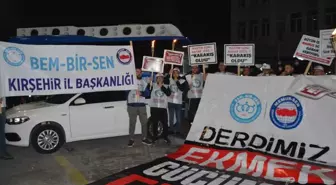 Memur-Sen, yeni yıla Kırşehir Belediyesinde işten çıkarılan sözleşmeli memurlarla girdi