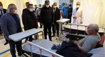 Vali Polat, yılbaşı gecesi çalışan kamu görevlilerini ziyaret etti