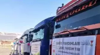 Kahramanmaraş'ta Suriye'ye 5 tır insani yardım