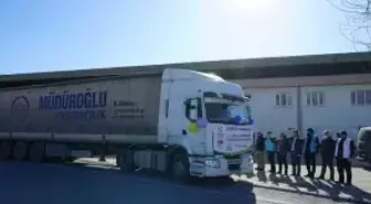 Kahramanmaraş'tan İdlib'e 5 tır insani yardım malzemesi gönderildi