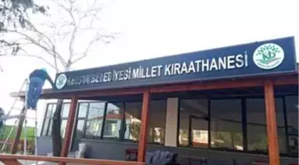 Kepsut'un Saraç mahallesine Millet Kıraathanesi