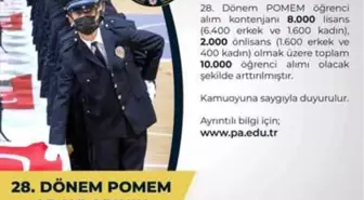 28. Dönem POMEM öğrenci alım kontenjanı artırıldı