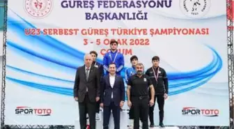 Türkiye U23 Serbest Güreş Şampiyonası sona erdi