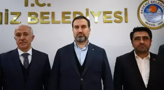 AK Parti Genel Başkan Yardımcısı Mustafa Şen'den Akdeniz Belediyesine ziyaret