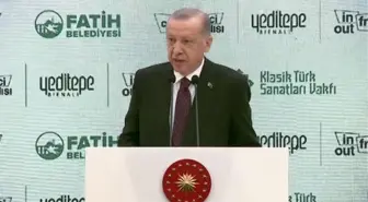 Cumhurbaşkanı Erdoğan: 'Bilginin ve sezginin sınırlarını doğru tayin ettiğimizde sanatımızın önündeki ufkun sonsuzluğunu daha iyi kavrayabiliriz'