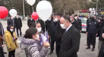 'GÜRÜLTÜSÜZ KIRIKKALE' İÇİN GÖKYÜZÜNE BALON BIRAKILDI