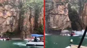 Brezilya'da kopan devasa kaya parçası turistlerin üzerine düştü: 2 ölü, 34 yaralı