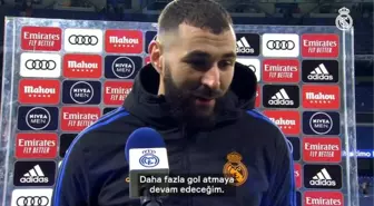 Karim Benzema ''Bu kulüpte böyle bir figür olduğum için çok mutluyum.''