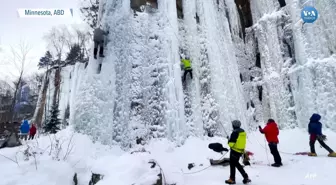 Minnesota'da Buz Tırmanışı Festivali