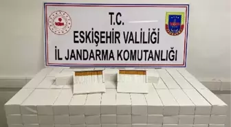 Eskişehir'de kargoyla gelen 27 bin makaron ele geçirildi