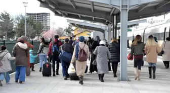 Karaman'da Yüksek Hızlı Trene yoğun ilgi