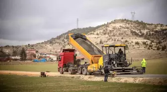 Kütahya'da beton asfalt çalışmaları