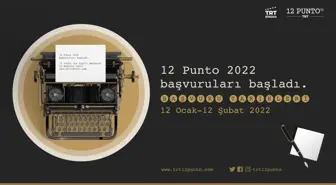 '12 Punto 2022' Başvuruları Bugün Başladı