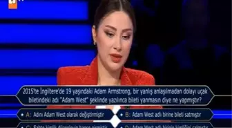 (2015'te İngiltere'de 19 yaşındaki Adam Armstrong) Kim Milyoner Olmak İster 14 Ocak Sorusu Cevabı Nedir? Kim Milyoner Olmak İster 50 Bin TL'lik soru!