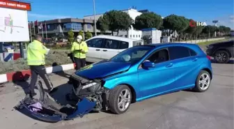 Samsun'da trafik kazası... 3 kişi yaralandı