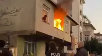 Ümraniye'de ailesiyle tartışıp evi ateşe verdi