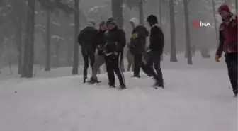 Ordu'da kar güzelliği: Boztepe beyaz gelinliğini giydi