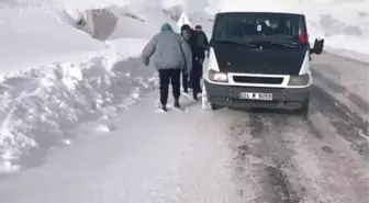 Türk halk müziği sanatçısı Erzincan'ın kar keyfi