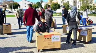 Son dakika haber: Manavgat Belediyesi'nden yangınzedelere soba ve bisiklet desteği