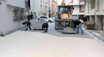 Mudanya'ya parke yol çalışmaları devam ediyor