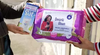 Aydın Büyükşehir Belediyesi'nden bebek bezi ve süt desteği