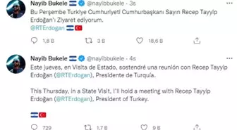 El Salvador Devlet Başkanı Bukele, Cumhurbaşkanı Erdoğan ile görüşecek