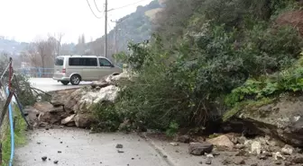 Trabzon'da heyelan