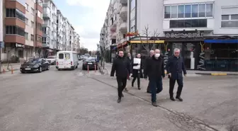 Canalp ve Helvacıoğlu Hastane Caddesi'nde incelemelerde bulundu