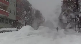 Kastamonu'nun bazı ilçelerinde kar kalınlığı 1 metreyi geçti