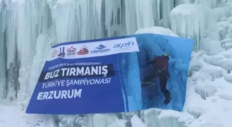 Türkiye Buz Tırmanış Şampiyonası Erzurum'da tamamlandı