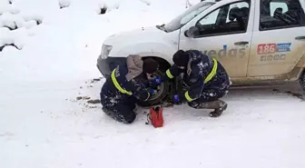 Elektrik arıza ekiplerinin 'kar' mücadelesi