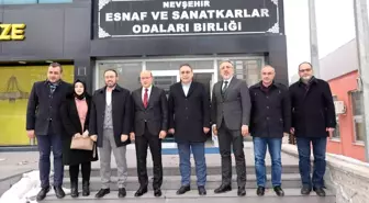 Savran ve AK Parti heyetinden, esnaf odalarına Ziyaret