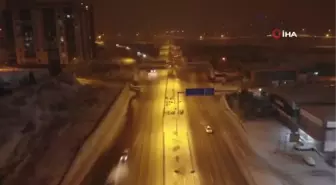 43 ilin geçiş güzergahında yoğun kar yağışı etkili oldu