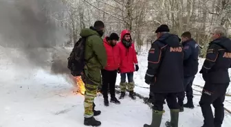 Ormanda kaybolan 4 kişi, 10 saat sonra bulundu