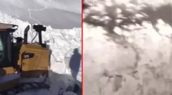 Şırnak'ta kar kalınlığının seviyesi görenleri şaşkına çevirdi
