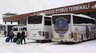 Van'da otobüs seferleri iptal edildi