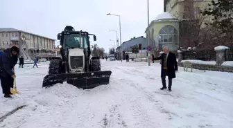 Arpaçay Belediyesi karla mücadele çalışmalarını hızlandırdı