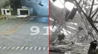 İstanbul Havalimanı'nda kar felaketi! Kargo binasının çatısı çöktü