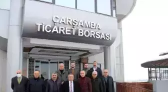 Çarşamba Ticaret Borsası, ilçe protokolünü ağırladı